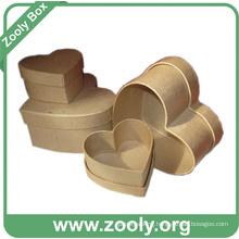 Brown Color Plain Nested Cardboard Paper Gift Box (ZC006)